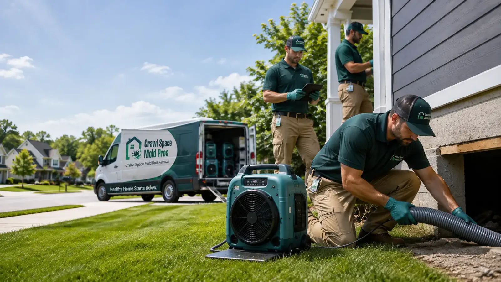 Crawl Space Mold Removal in Broomall, PA